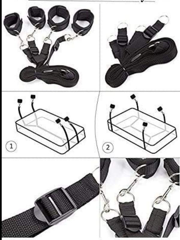 Bed Restraint 4’lü Yatak Bağlama Seti