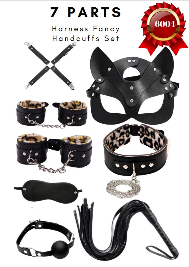 🖤 Leopard & Black 7 Parça Passion Set
