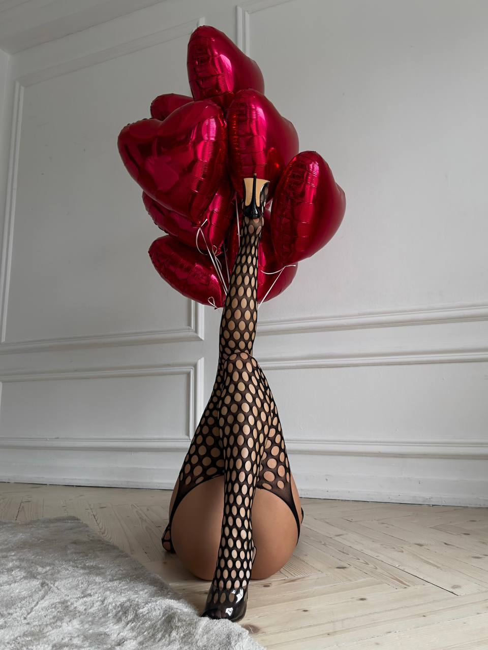 Adriana Transparan Vücut Çorabı