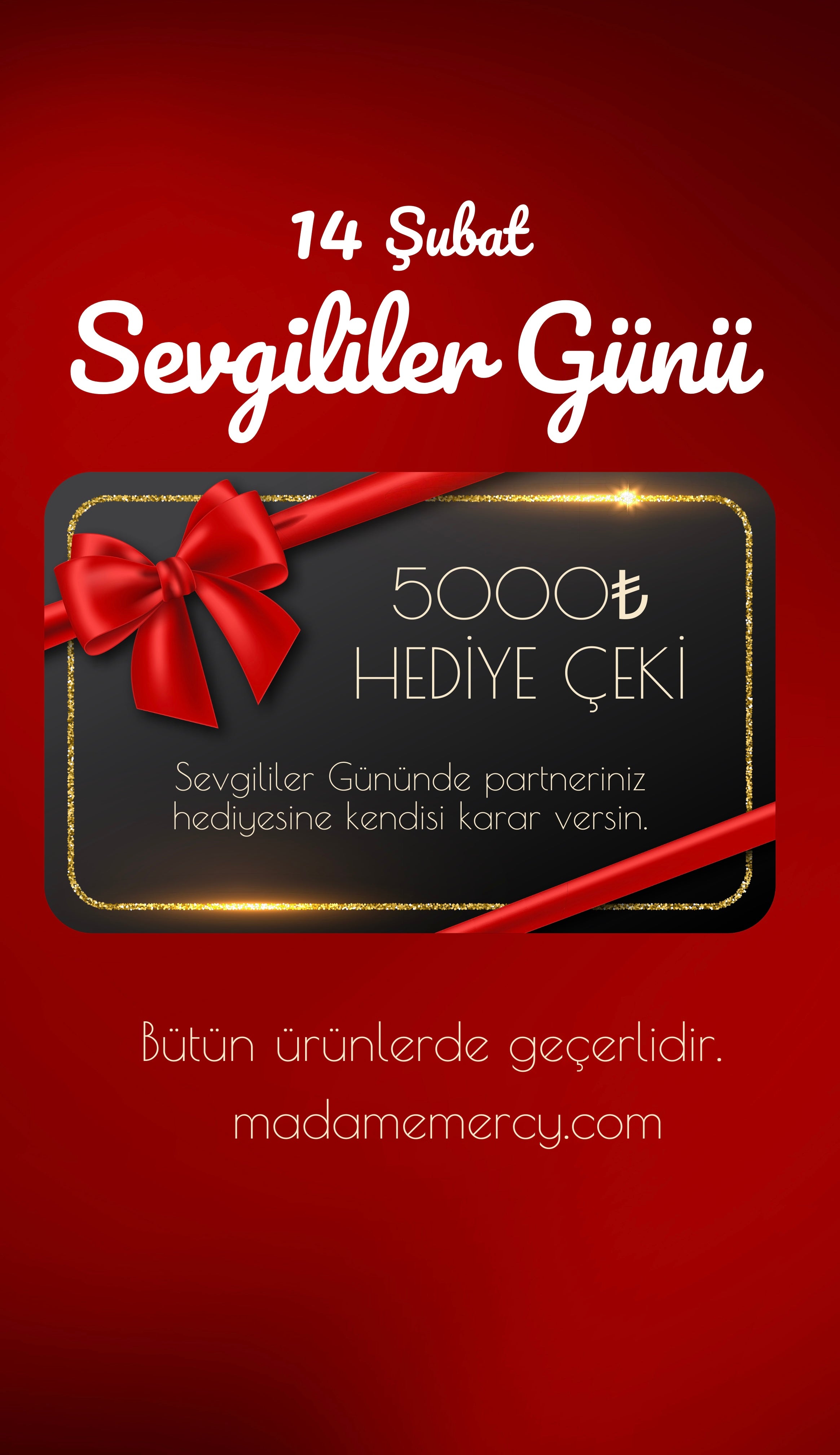 Sevgililer Günü Hediye Çeki